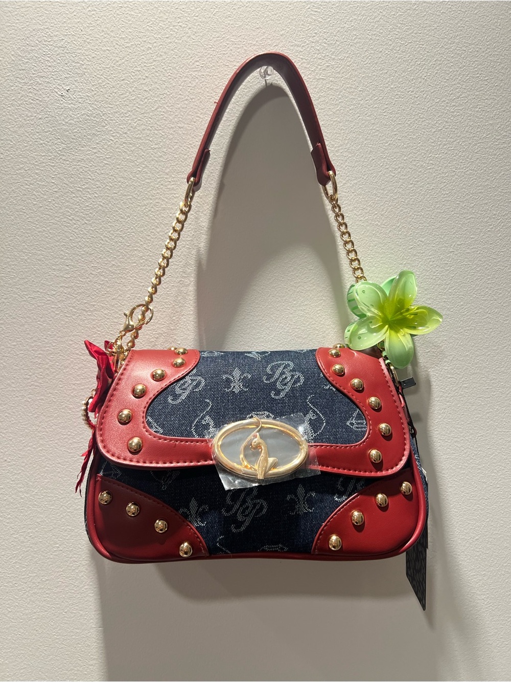 NWT Baby Phat Y2K Navy Shoulder Bag